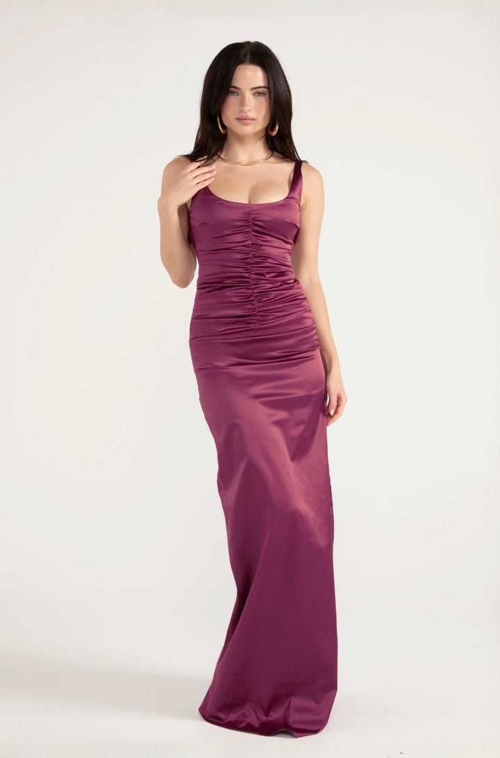 Atlein Gown Plum