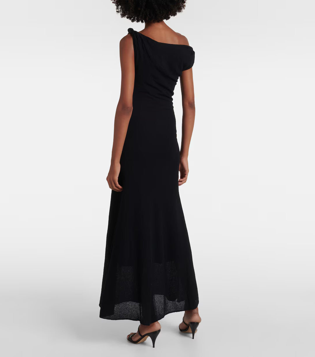 Glow Twist Maxi Dress - Black