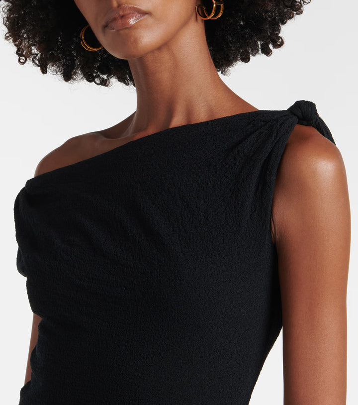 Glow Twist Maxi Dress - Black