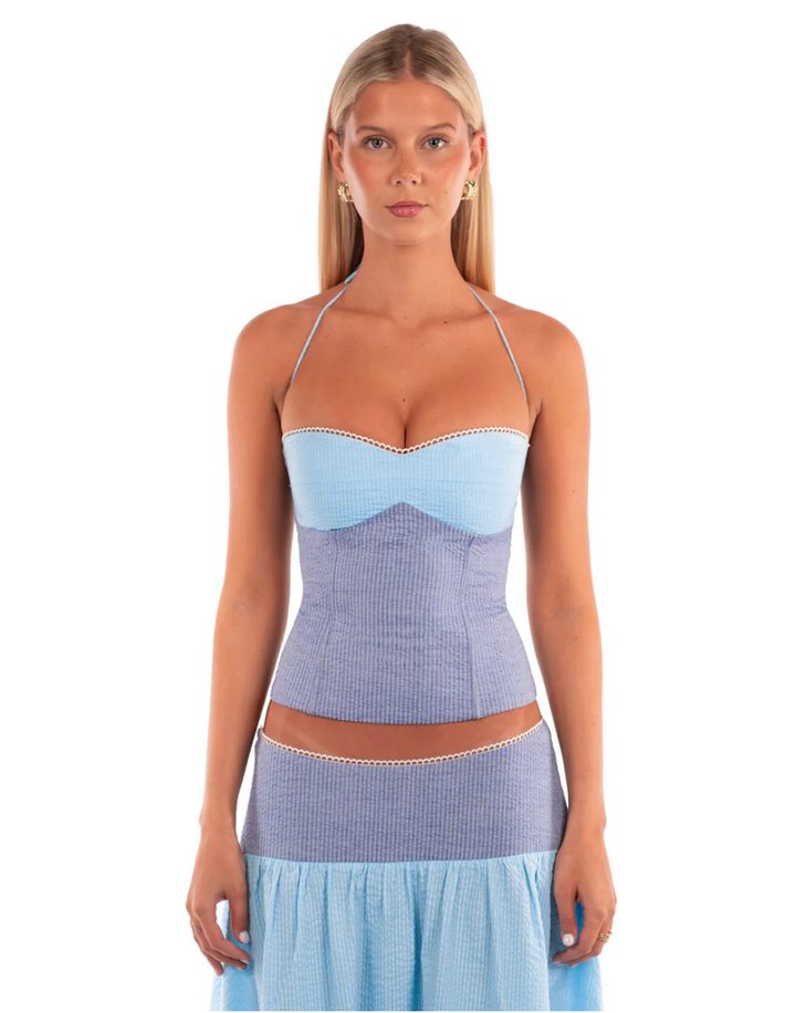 Adeline Corset & Maxi Skirt - Storm