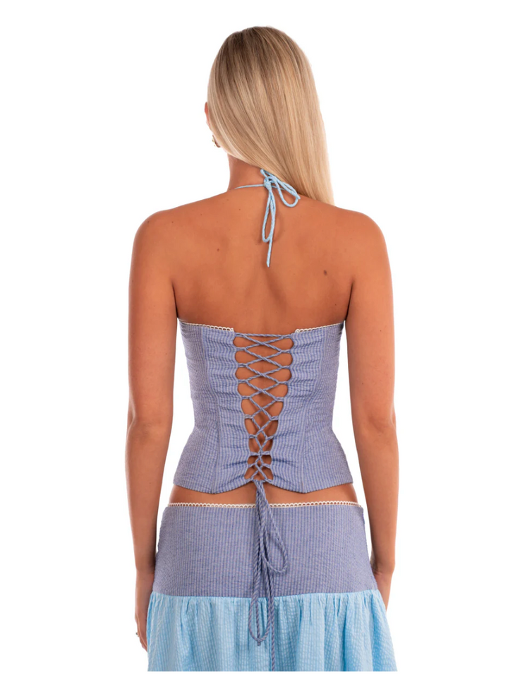Adeline Corset & Maxi Skirt - Storm