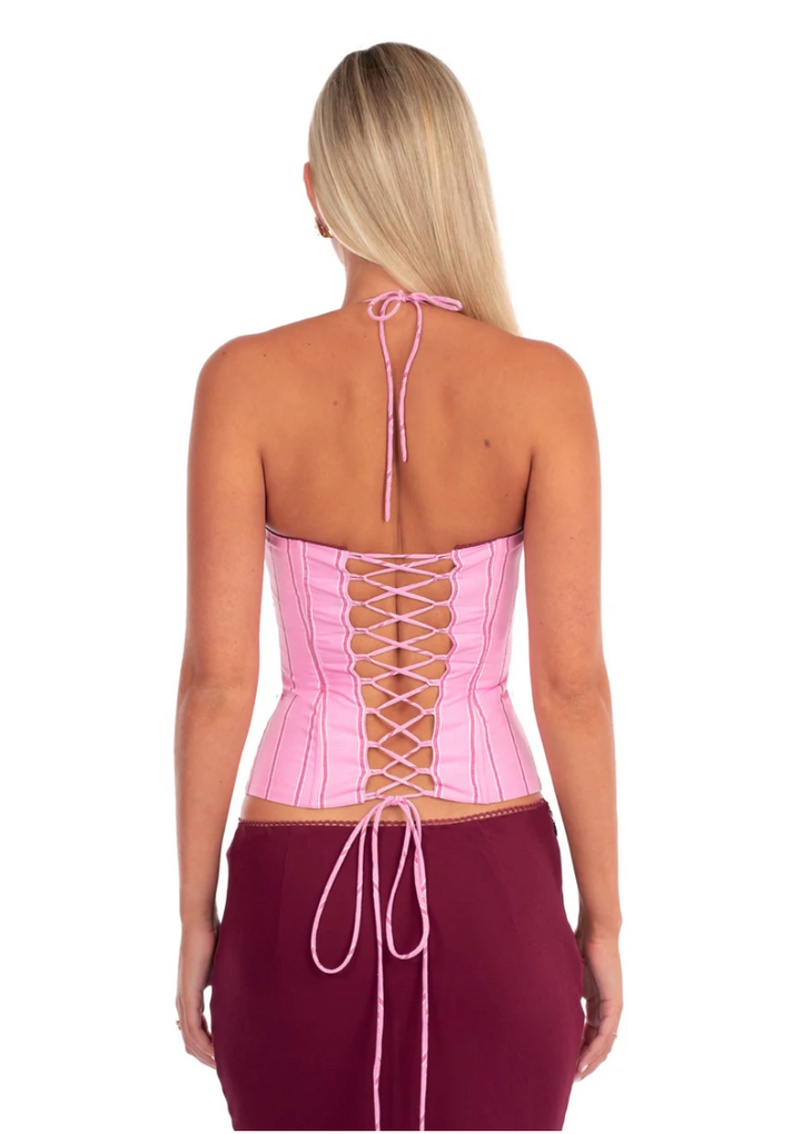 Angelina Corset & Maxi Skirt - Sangria