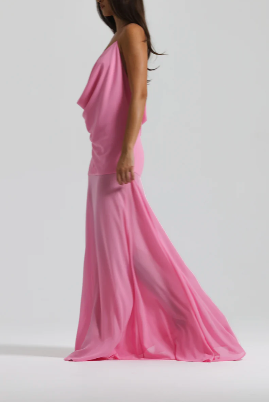 Dimity Gown - Candy Pink