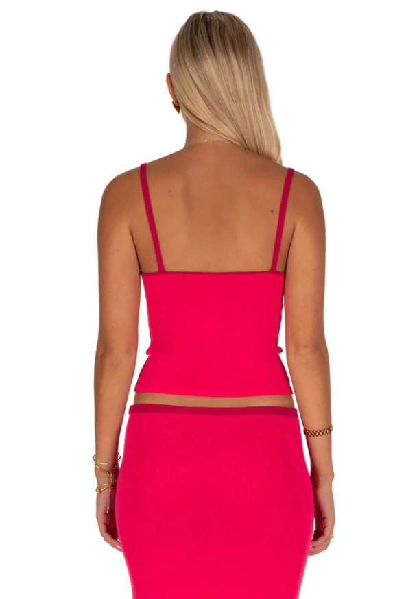 Lilly Tank & Maxi Skirt - Cherry