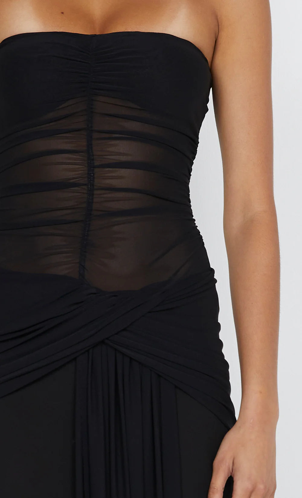 Noemi Strapless Dress - Black