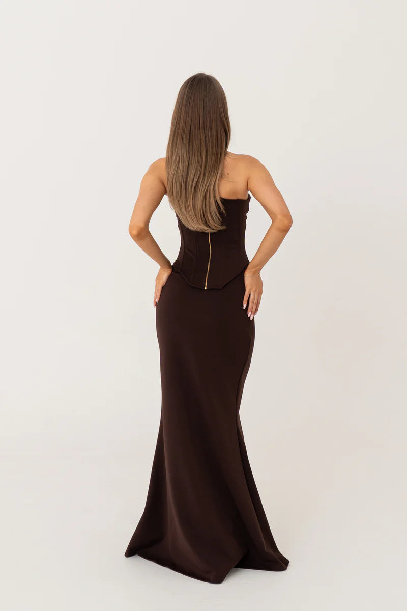 Louie Gown - Brown