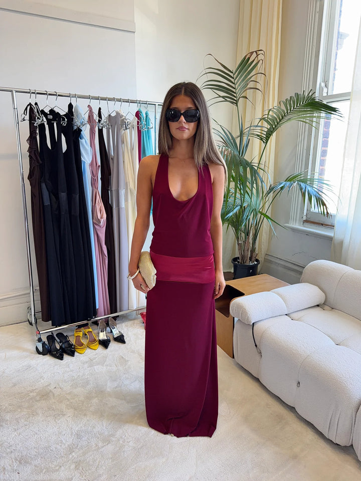 Serena Dress - Ruby