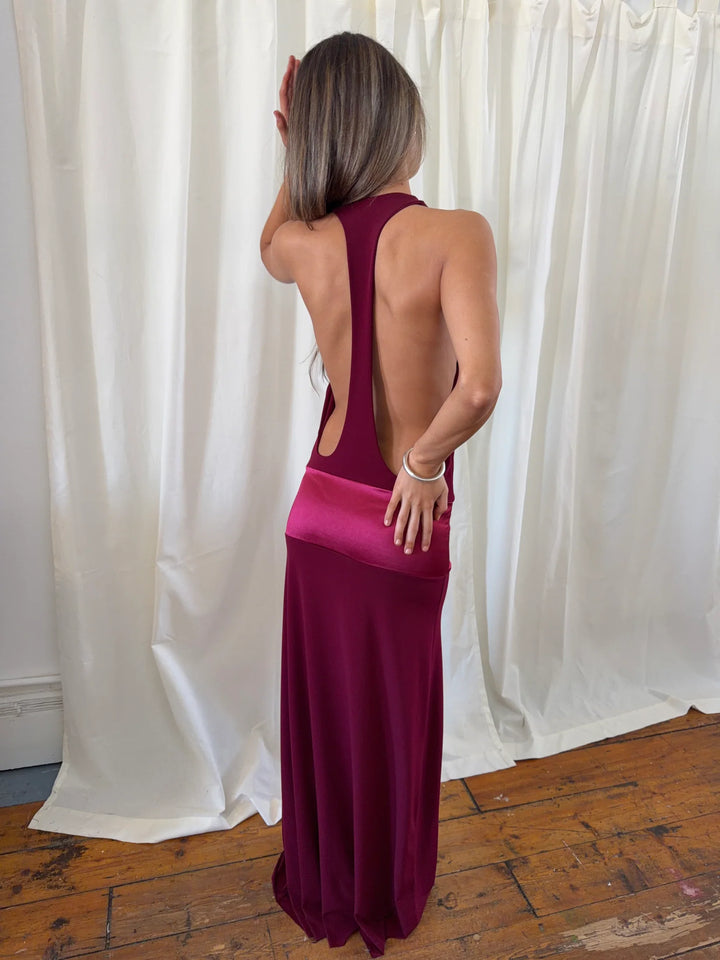 Serena Dress - Ruby
