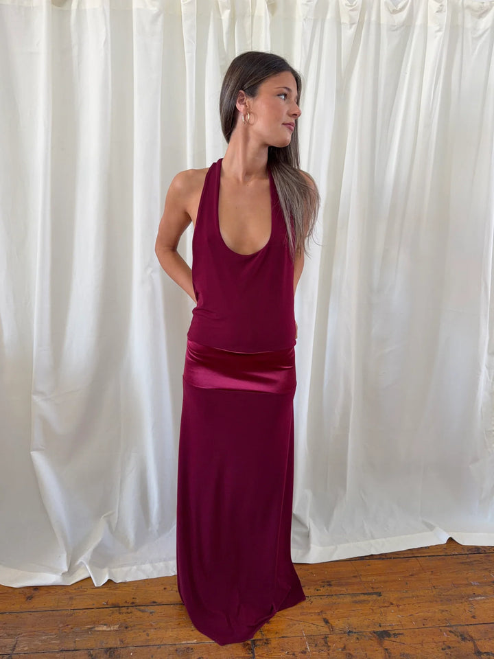 Serena Dress - Ruby